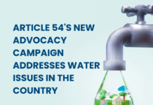 Article 54’s new advocacy campaign addresses water issues in the country